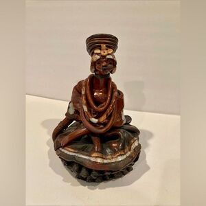 Rare Unique Hand Made South African Fertility Goddess Terra Cotta Figurine